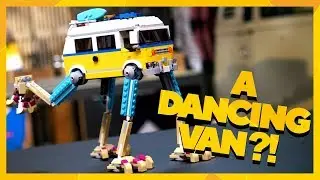 LEGO Challenge Accepted -  How to Build a Walking Sunshine Surfer Van!