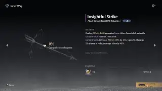 Mở kh&oacute;a t&acirc;m ph&aacute;p: Insightful Strike (Ngưng thần chương) - Where Winds Meet