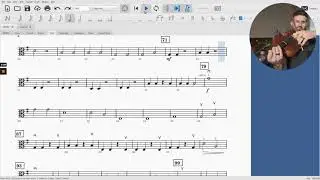Storm - Viola half-tempo tutorial