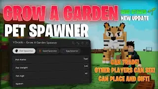Последний скрипт FE Grow A Garden для спавнера питомцев | Обновление этапов посева 🌱 | Без ключа ...