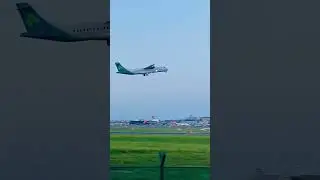 Air Lingus ATR 76-600 take off #airline #planesspotting #airlineindustry #atr #short