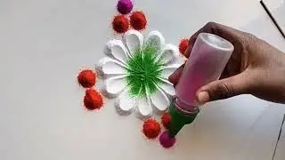 Simple basic rangoli design #mugullu #dots mugullu #shorts #art #diwali mugullu #2026 #newyear #diy 