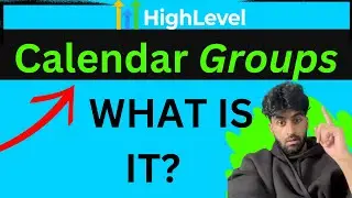 GoHighlevel GROUP Calendars - What Is It? 2024 Calendar Tutorial (made easy)