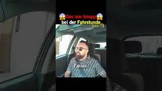 Das war knapp bei der Fahrstunde 😱 #F&uuml;hreschein #fahrschule #reaktion #besttrendvideos #explore