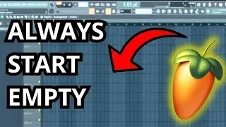 Starting Fresh in FL Studio: Default to an Empty Project Every Time✨