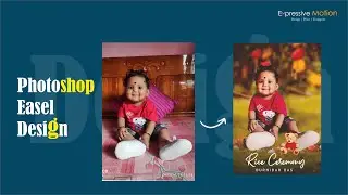 Print-ready Rice Ceremony Easel Design - Easy To Customize In Photoshop And Coreldraw