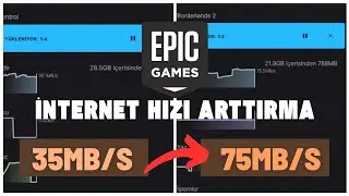 EPİC GAMES İNDİRME HIZI ARTIRMA | BANT GENİŞLİĞİNİ KALDIRMAK!