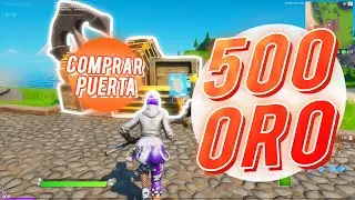 🚪 PUERTA que se DESBLOQUEA con ORO/MATERIALES 💰💎 Tutorial Fortnite Creativo