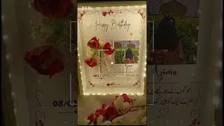 🥰Happy Birthday photo lamp✨#happybirthday #virlshort #video #customlamp #trensding #photoframe