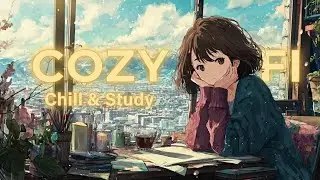 Cherry Sitting by a Snowy Window ❄️ Relaxing Lofi Beats for Studying & Relaxing ☕To soothe your soul