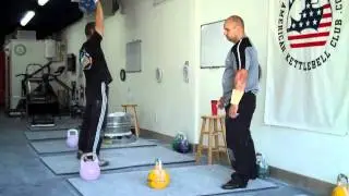 Teaching Snatch at AKC Fitness LI