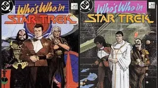DC Comics Who's Who in Star Trek | 1987 | Two Issue Mini Series! With Fan Art!