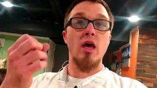 Vlog 12 - DIY basement bar, custom lighting, in wall mini fridge, crazy trim-work and more!!!