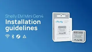Shelly EM Mini Gen4 - Installation video