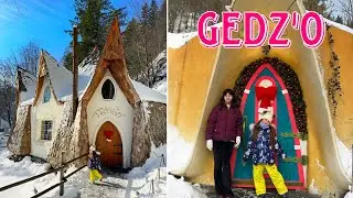 Яремче зимой, ГЕДЗЬО - ПАРК ЛЕГЕНД лучший обзор! Yaremche, Carpathians 