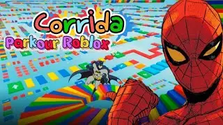Corrida de parkour no Roblox Muito acirrado 
