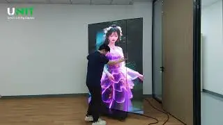 LC60TF Tri-Fold LED Poster &ndash; Seamless Folding Display in Action