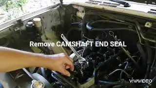 How to loosen a Camshaft Sprocket Bolt on Pajero