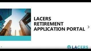 Introduction to the Retirement Application Portal