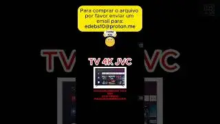 Smart TV JVC com Atualiza&ccedil;&atilde;o de Software