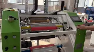 Full Automatic Hand Rolls Stretch Film Rewinder Machine, 2kg 15kg Roll Stretch Film Rewinder Machine