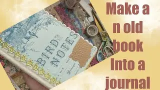 Repurpose an old book into a bullet journal