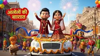 🥔 Veggie Kingdom Wedding Day | Fun Hindi Animation for Little Kids