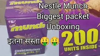 Nestle Munch Maha Packet Unboxing