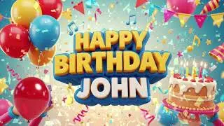 Birthday Song &ndash; Happy Birthday John 🎉 John Birthday Songs With Name
