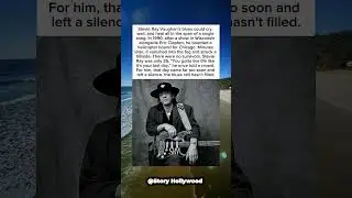 the night Stevie Ray Vaughan's guitar fell silent. #shorts #story #celebrity #hollywood