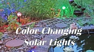 LED SOLAR LIGHTS 💥Color-Changing Outdoor Lights iVapo (Garden-Pathway)  Review 💥