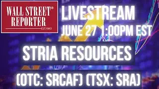 Stria Lithium (OTC: SRCAF) (TSX: SRA) Expanding Lithium Projects in James Bay Quebec.