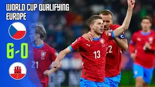 Czech Republic vs Gibraltar | 6-0 | Highlights | World Cup Qualifiers 2025-26 | Czechia gibraltar