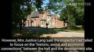 Kedleston campaigners 'triumph' over homes developer