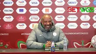 SUPER EAGLES COACH ERIC CHELLE AND WILFRED NDIDI TALKS AHEAD OF FIRST AFCON GAME AGAINST TANZANIA