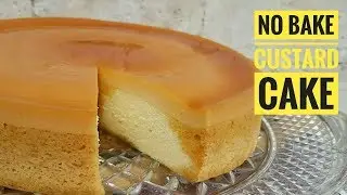 No bake Custard Cake | How to make Custard Cake (Steamed Cake)