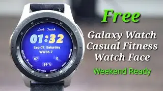 Free Galaxy Watch /Gear S3 Dgital Fitness Watch Face
