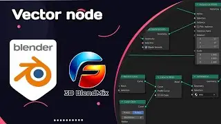 How to use vector node in Blender | Learn geometry nodes in Blender