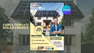 Create a Stunning Solar Energy Flyer in Canva | Perfect for Marketing & Lead Generation!