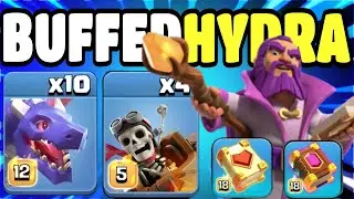 Th17 Hydra Invi , one of the best attack strategy for easy 3 Star || Clash of Clans