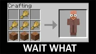 Minecraft wait what meme (part 11) - Crafting Villager