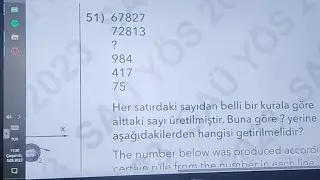 Sakarya YÖS 2023 İQ (DADASHOV NURLAN)