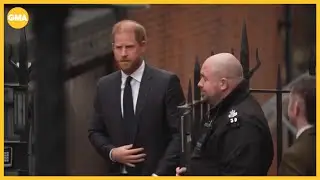 Prince Harry in court as he and other celebrities sue tabloid publisher
