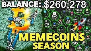 Mr Legend Crypto HODL Portfolio Update Part 43 - Memecoins Season Continue as Bitcoin Dump
