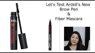 New from Ardell ,Stroke a Brow & Wispies Fiber Building Mascara Demo + Review