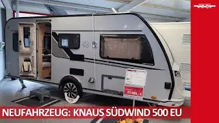 Knaus S&uuml;dwind 500 EU 60 IC-Line, Wohnwagen mit Rundsitzgruppe, Festbett und reichlich Ausstattung 😍