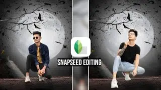 Snapseed Creative Moon Photo Editing||Snapseed Photo Editing 2021||Snapseed Background Change Edit🔥