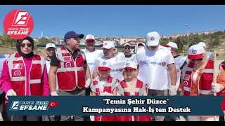 &ldquo;Temiz Şehir D&uuml;zce&rdquo;