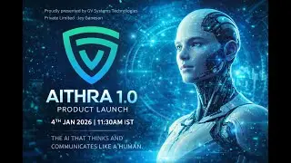 Aithra V1.0 Launch Event Live Invitation  | GV Systems Technologies