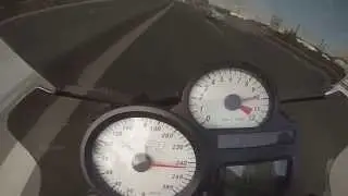 BMW K1200R Top Speed 285km/h!!!
